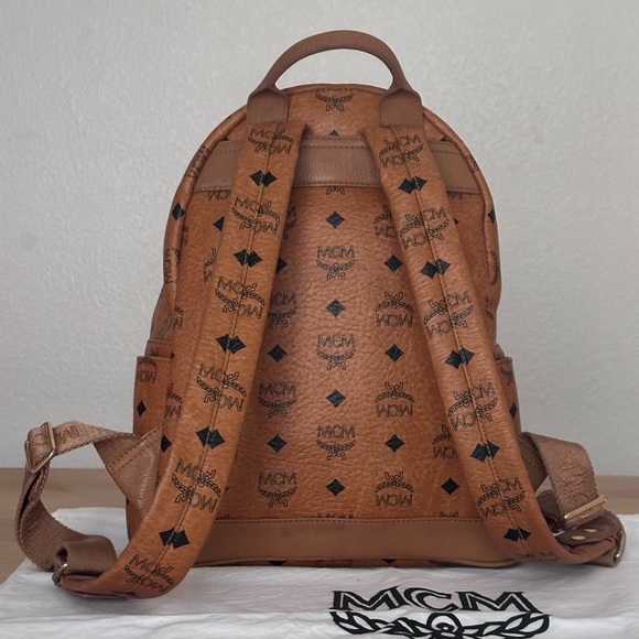 MCM Cognac Backpack With Dustbag - Picture 3 of 16